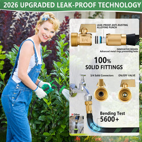IBXFO packaging includes nozzle, seal tape, and sealing rings for quick setup.