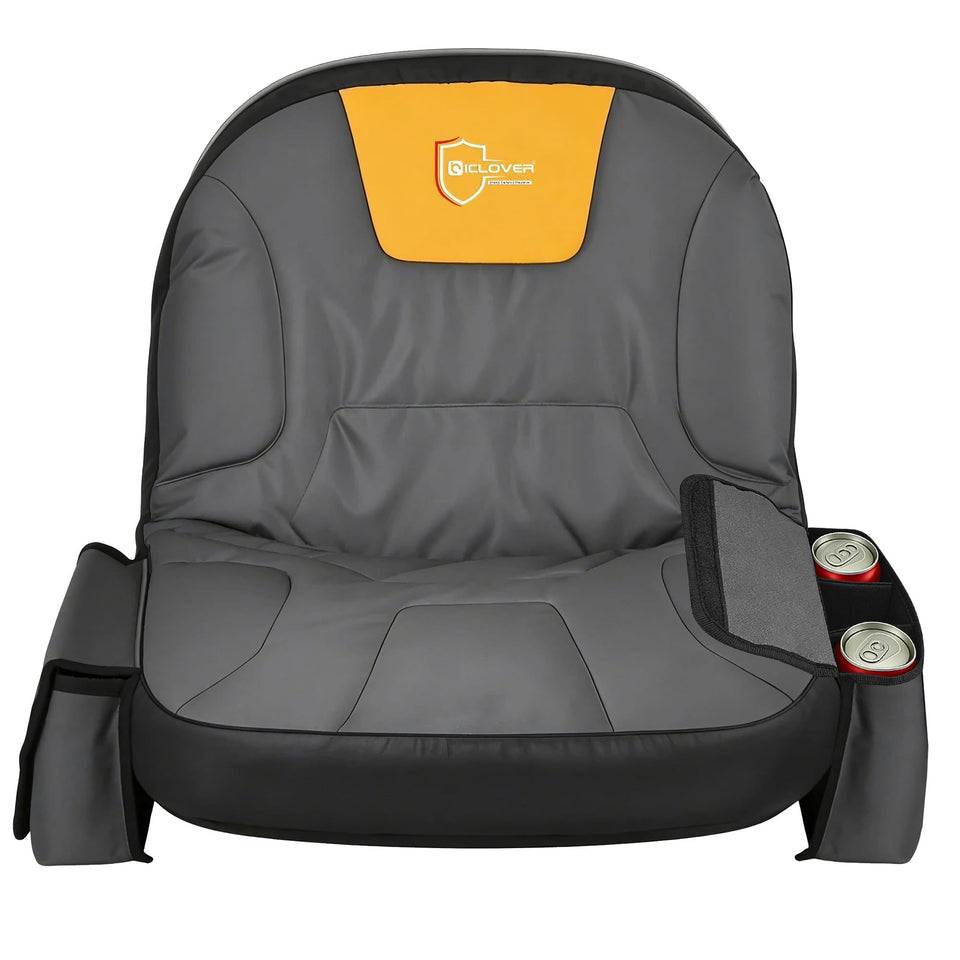 IC ICLOVER lawn mower seat cover main view highlighting padded protection