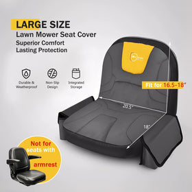 IC ICLOVER seat cover side pockets with drink holder and tool storage