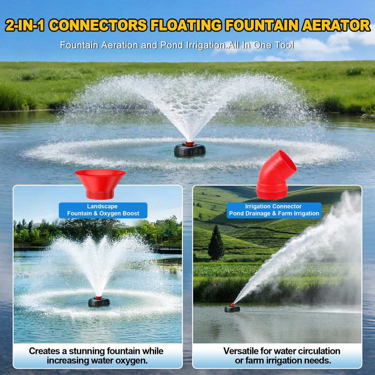 iCapeson aerator stainless steel housing resists outdoor corrosion