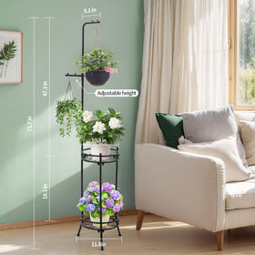 Icewogo sturdy 3-leg pedestal base provides stable placement for outdoor or indoor use.