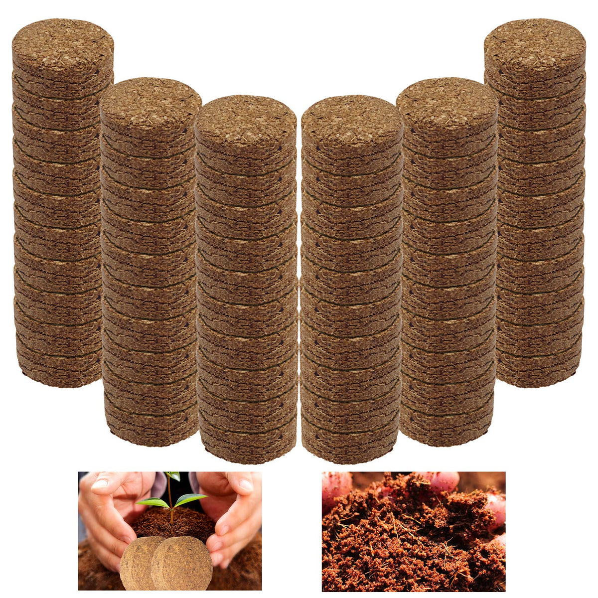 Iceyyyy 40mm coco coir pellet disk for seed starting and germination