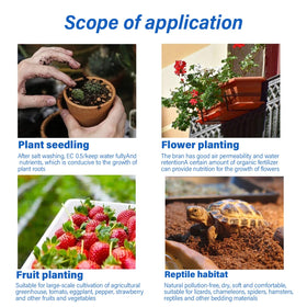 Iceyyyy 60-piece coco coir disks ideal for starter pots