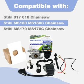 Icezest ignition coil with wires for easy STIHL installation