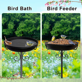 iCHKED solar-powered fountain-ready option adds gentle motion.