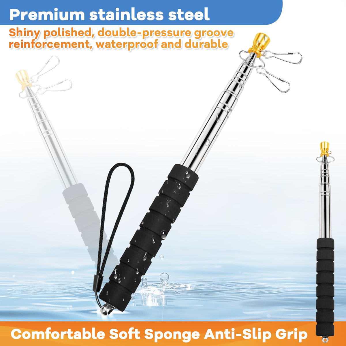 ICOMEY included carabiners and clips enable quick setup
