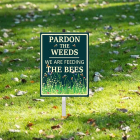 ICOMON easy-install sign for front yards, schools, and gardens