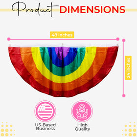 Iconikal outdoor porch decor adds vibrant color for Pride.