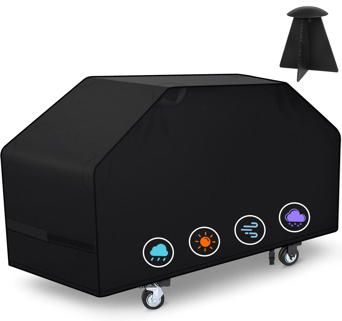iCover 36 inch griddle cover provides waterproof protection for outdoor grills