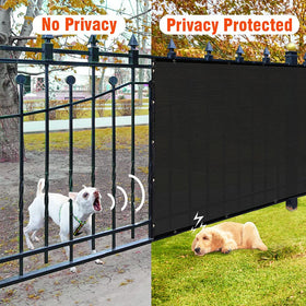 iCover outdoor privacy screen protects plants and spaces from dust