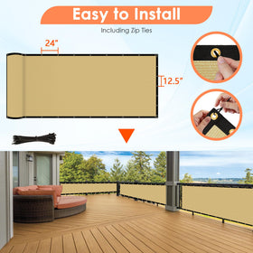 i COVER easy-install design makes fence privacy quick and tidy