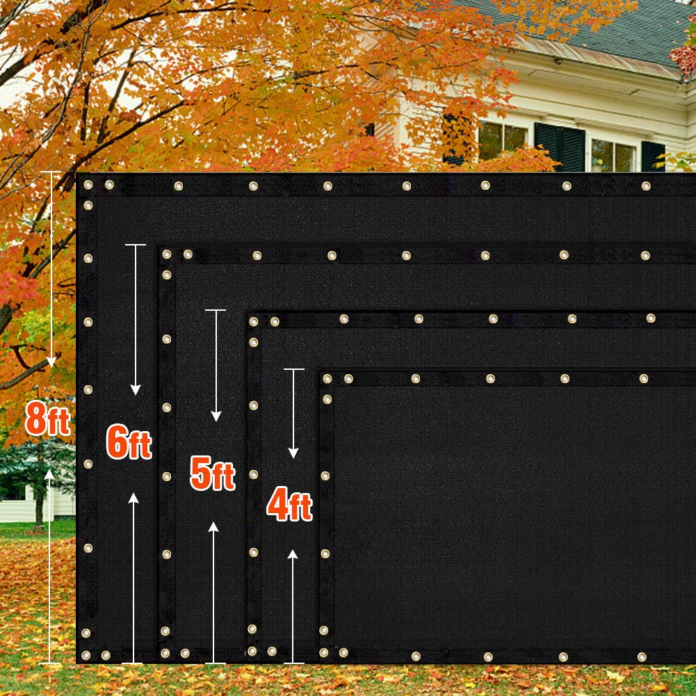 iCover easy install fence panel includes 40 zip ties for quick setup