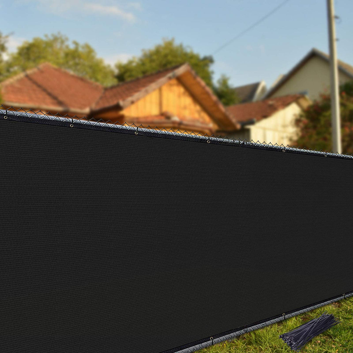 iCover fence privacy screen compatible with multiple fence types