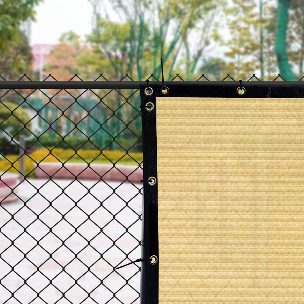 iCover fence privacy mesh blocks views while allowing breeze through