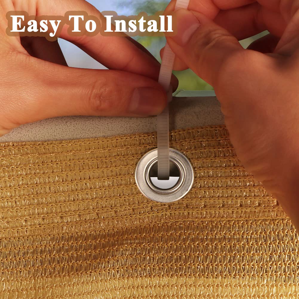 iCover fence screen with cable ties installs quickly on rails and fences.