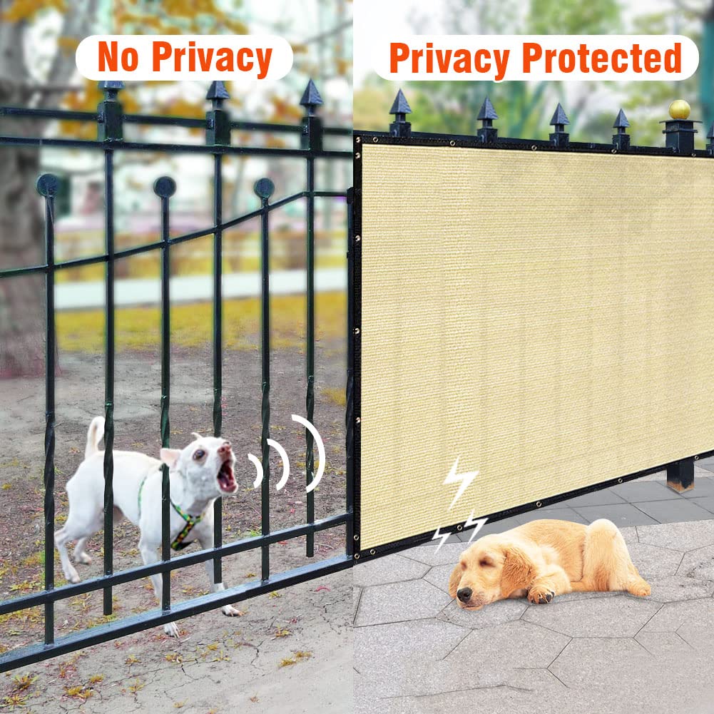 i COVER compatible with wire, wood, and chain-link fences