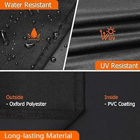 iCOVER 600D fabric close-up with PVC coating for waterproof durability.