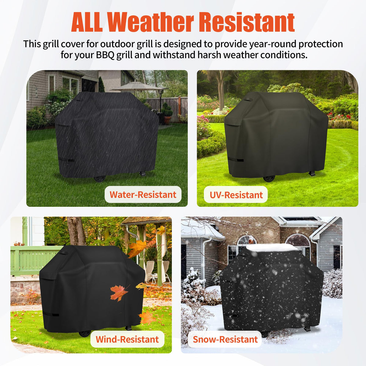 iCOVER compatible with Weber, Char-Broil, Nexgrill and more.