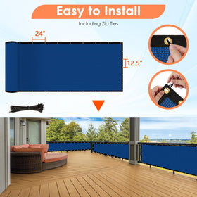 iCover privacy screen creates private backyard or balcony space