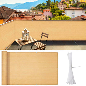 iCover privacy screen 3x10ft blocks street view while maintaining airflow.
