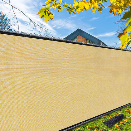 iCover privacy screen 4x50ft providing extended fence coverage with breathable design
