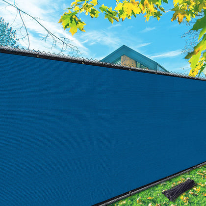 I COVER privacy screen on fence blocks views while letting breeze through