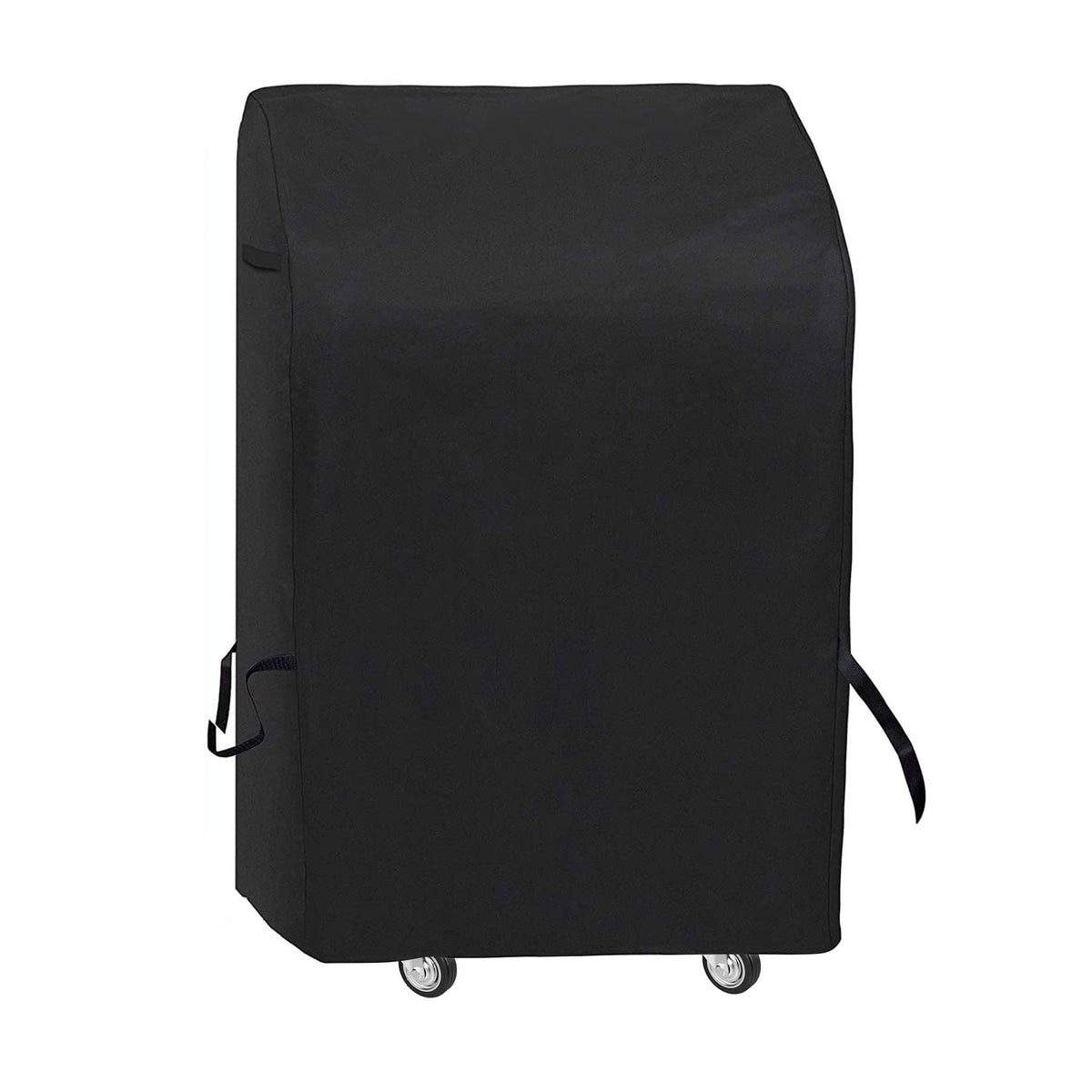 iCOVER small grill cover front view showing snug fit for 30-inch grills.