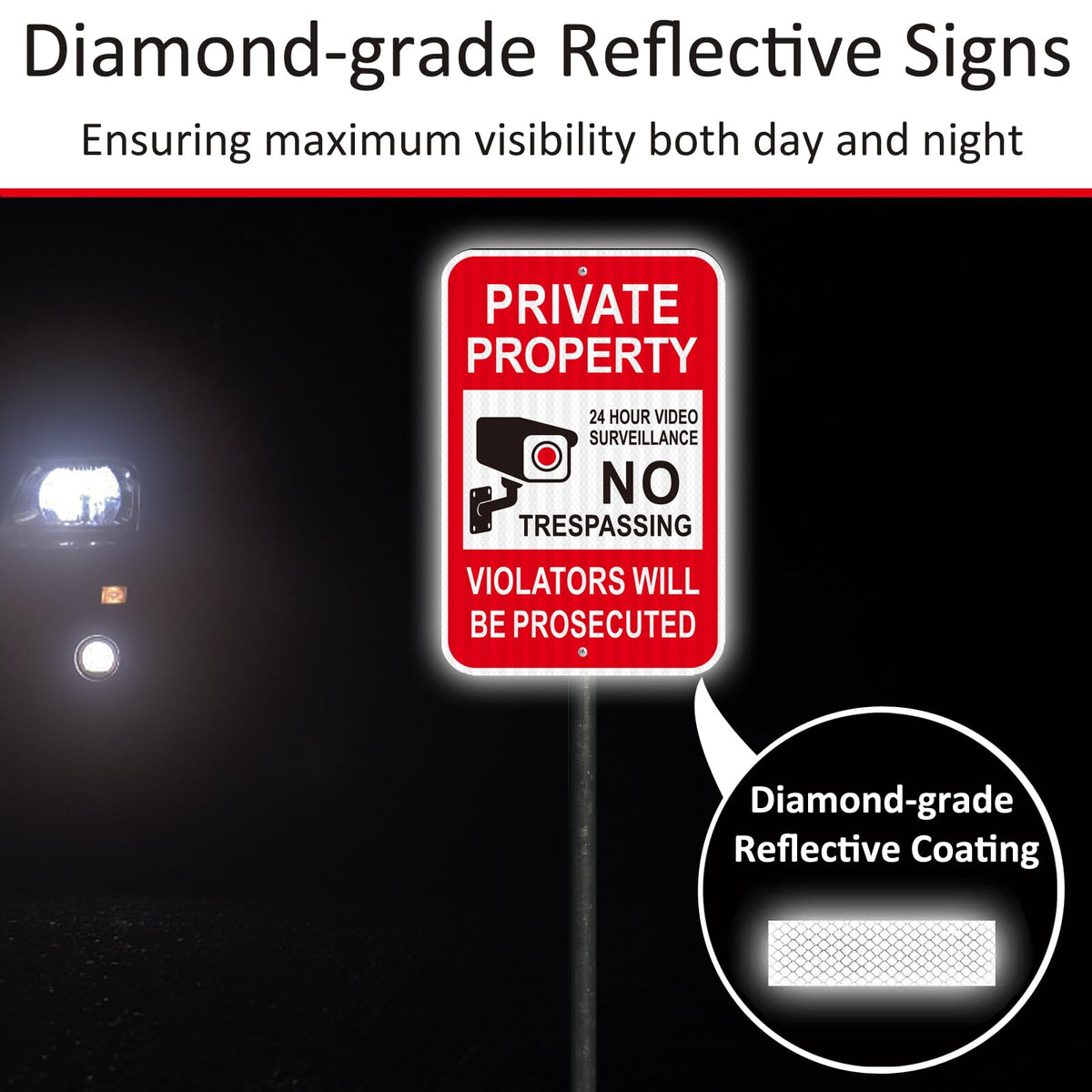 i-CowFun durable aluminum sign withstands weather for long-lasting display