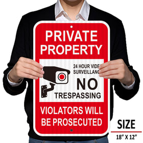 i-CowFun keep-out violators sign clearly marks boundary and deters intruders