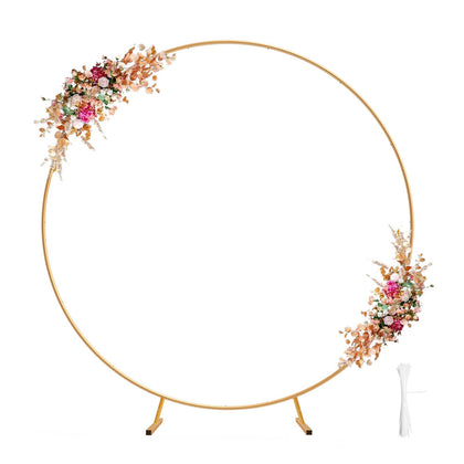 IDAODAN 6.9ft round backdrop stand arch frame for versatile events