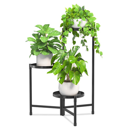idavosic-ly 3-tier plant stand shown in assembly for easy, tool-free setup