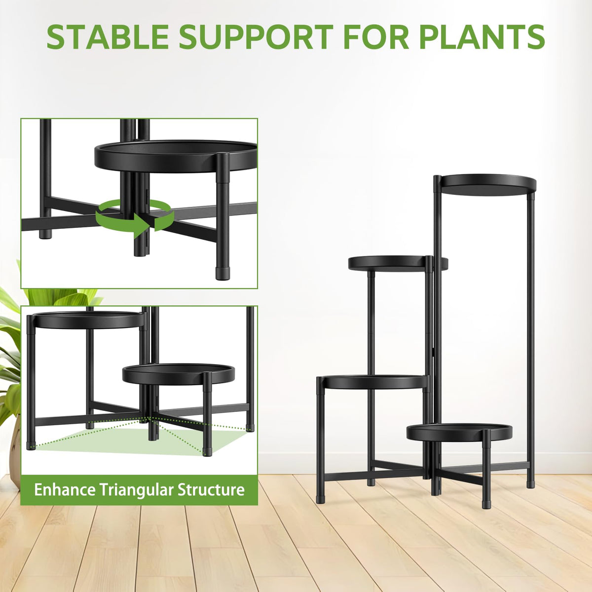 iDavosic.ly folding design enables compact storage when not in use.