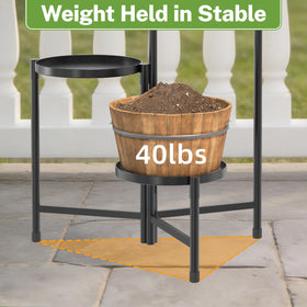 idavosic-ly indoor-outdoor-ready-rust-coating keeps the stand protected from moisture