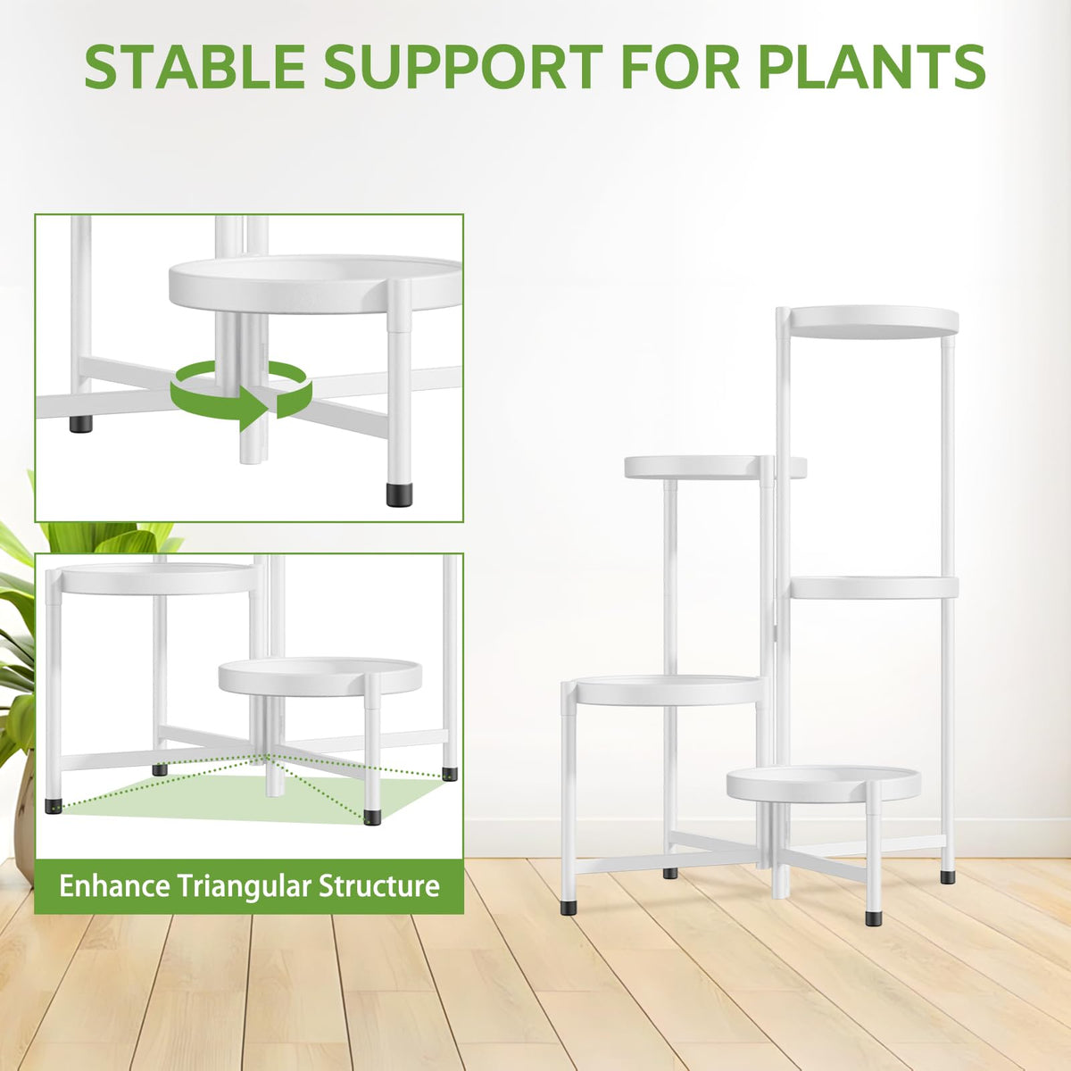 iDavosic.ly Indoor-outdoor rust-resistant finish stays neat with simple cleaning.