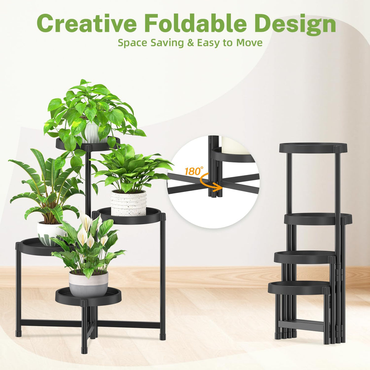 iDavosic.ly metal frame with raised center for stable outdoor display