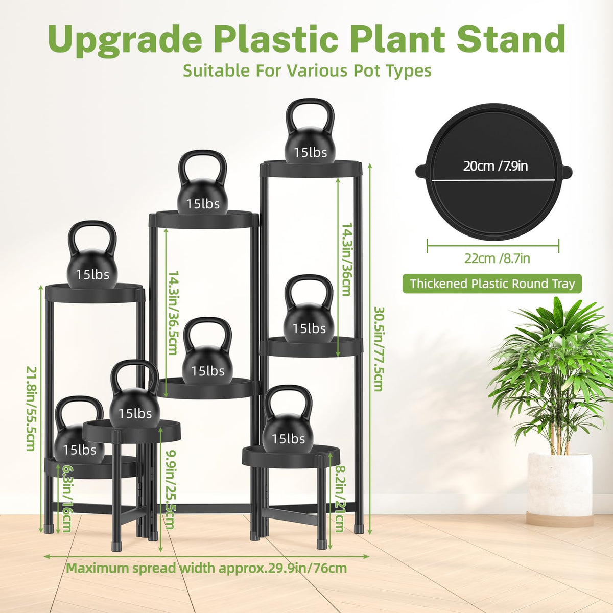 iDavosic.ly spiral layout optimizes sunlight for a thriving plant display