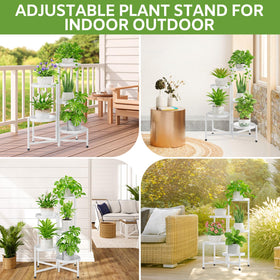 iDavosic.ly Spiral-tiered plant display reduces plant overlap for better sunlight.