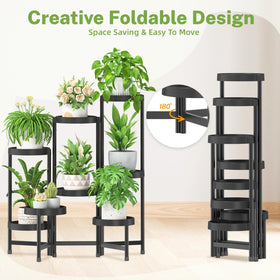 iDavosic.ly sturdy iron pipe frame supports heavy pots outdoors