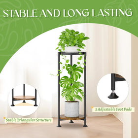 iDavosic.ly thickened iron frame provides strong support for planters.