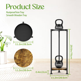 iDavosic.ly vertical design saves floor space for multiple plants.
