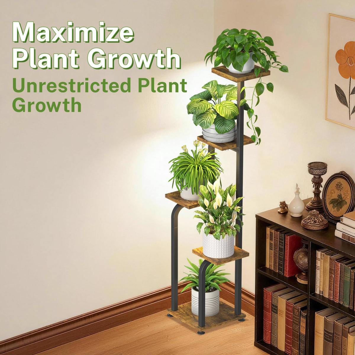 iDavosic.ly rust-proof finish keeps the stand looking fresh indoors