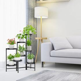 iDavosic.ly plant stand color options include black, white, gold, bronze, and light green.
