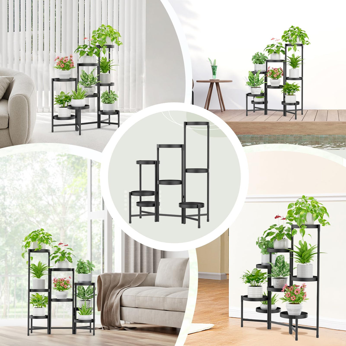 iDavosic.ly trays with raised edges prevent spills and tipping.