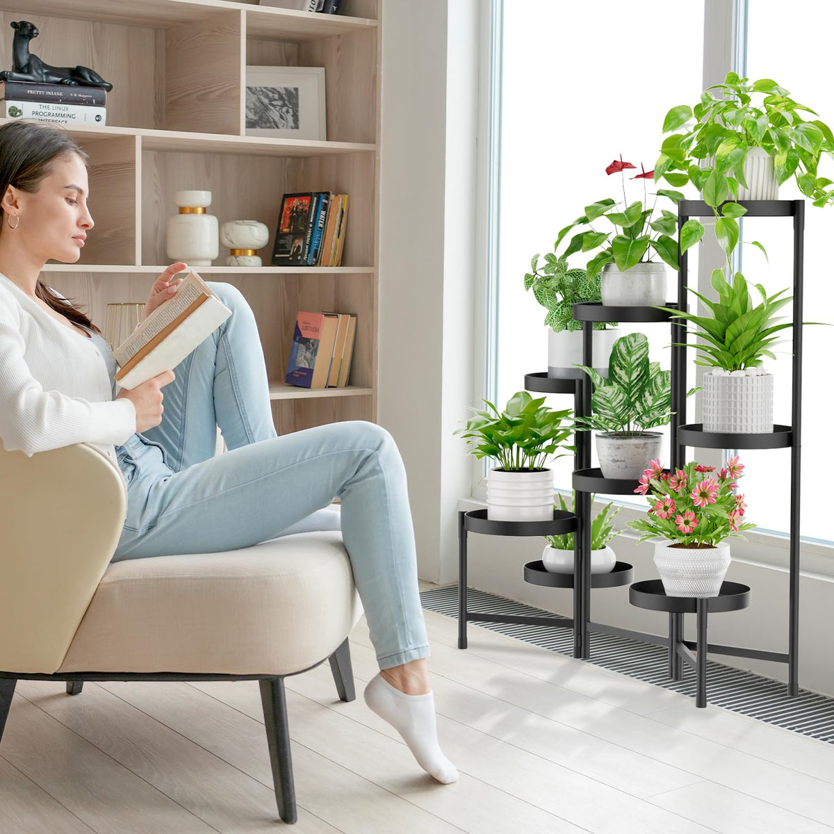 iDavosic.ly stable triangular support legs protect floors.