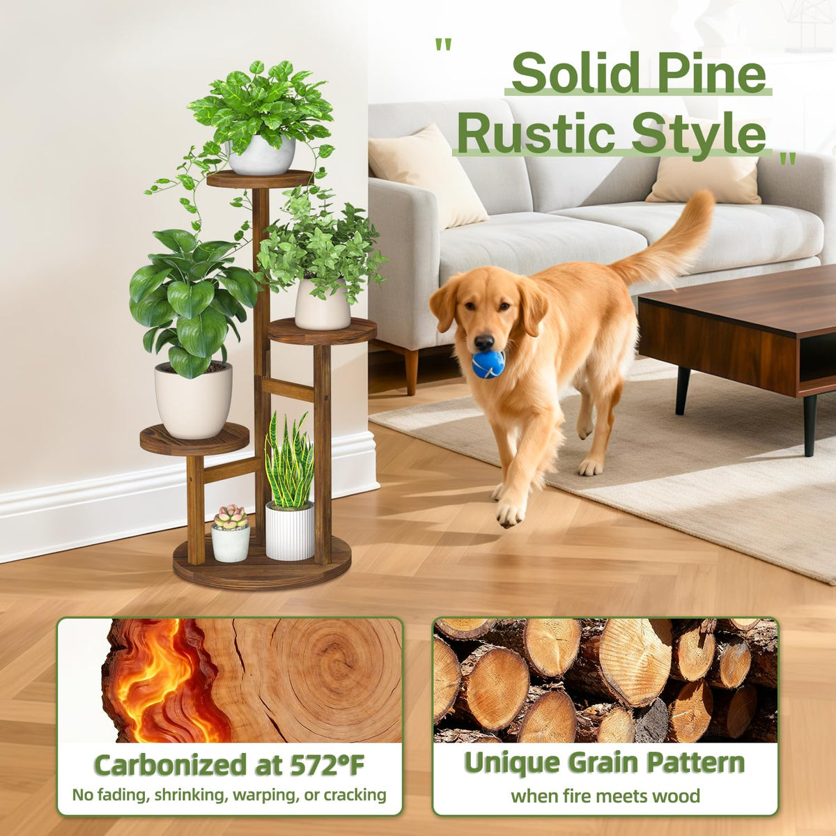 idavosic.ly indoor corner display plant stand highlights space-saving elegance.