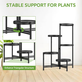 idavosic.ly indoor outdoor metal stand adapts to living room, balcony, or patio.