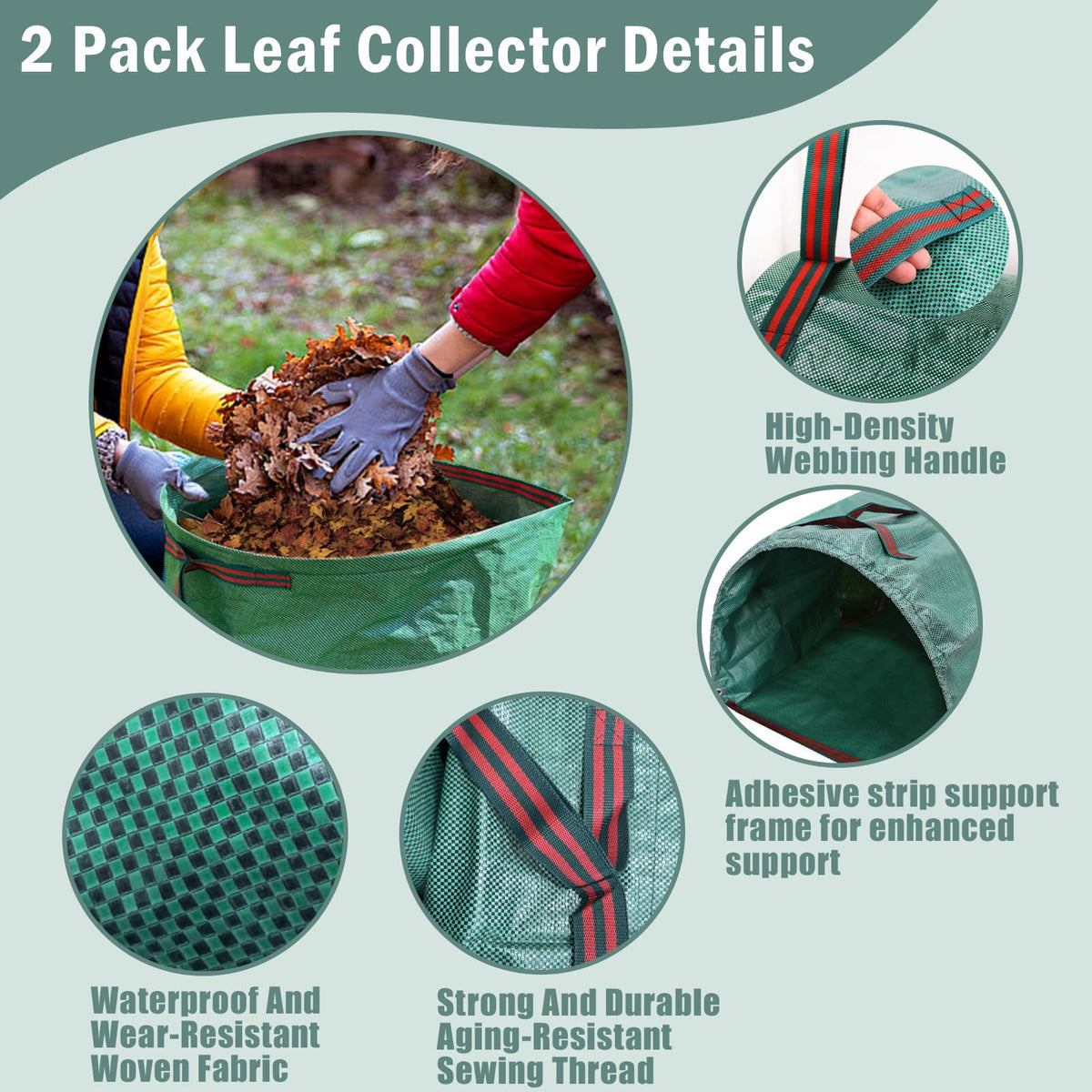 Ideal Swan 72-gallon capacity handles large yard cleanup with fewer trips to empty