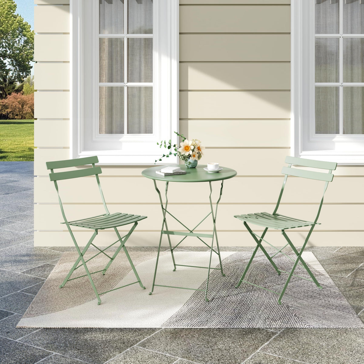 IDEALHOUSE vibrant green option brightens patios and kitchens
