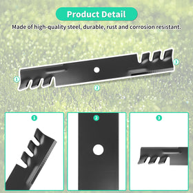 IDEASURE 00273100 steel blade construction for improved durability and mowing reliability.
