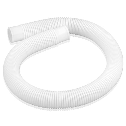 IDEASURE 1-1/4 inch pool hose close-up showing 3 ft length and 1.25 inch fittings